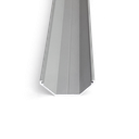 EXO-V1 ECK PROFIL | 2M | ALUMINIUM ELOXIERT | LED MAX.12MM | FLAT BACK