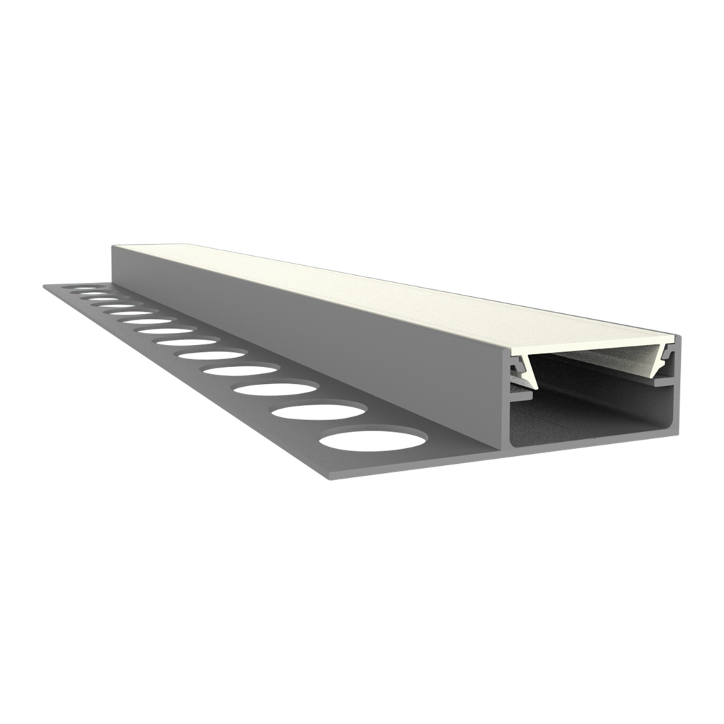 [612000838010] EXO-F1H FLIESSEN PROFIL | 2M | ALUMINIUM ELOXIERT | LED MAX.16MM | DIRECT+NARROW