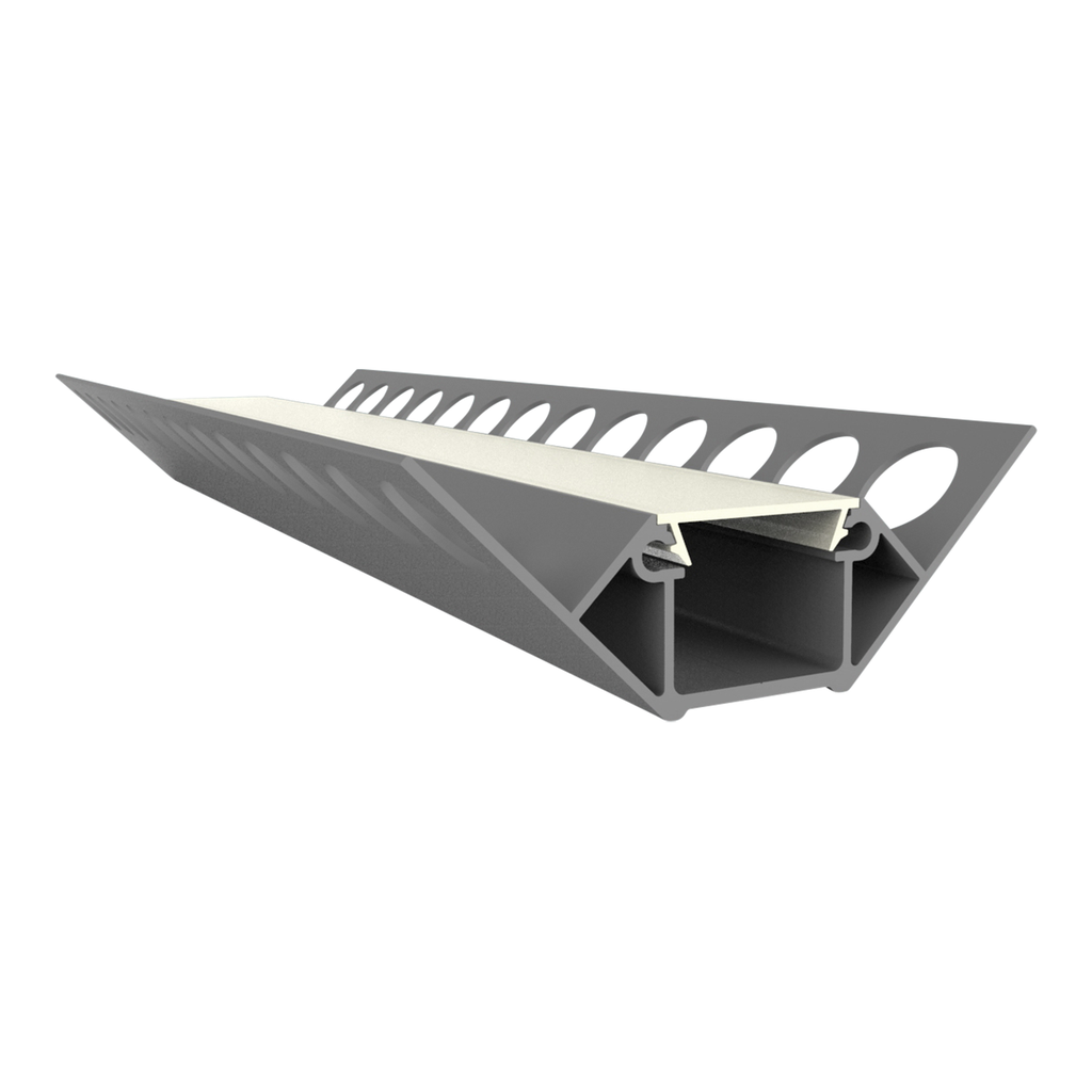 [612000861815] EXO-F2 FLIESSEN-ECK PROFIL | 2M | ALUMINIUM ELOXIERT | LED MAX.15MM | NARROW