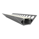 EXO-F2 FLIESSEN-ECK PROFIL | 2M | ALUMINIUM ELOXIERT | LED MAX.15MM | NARROW