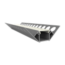 EXO-F2 FLIESSEN-ECK PROFIL | 2M | ALUMINIUM ELOXIERT | LED MAX.15MM | NARROW