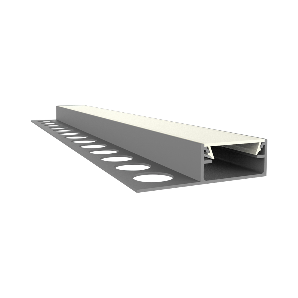 [613000838010] EXO-F1H FLIESSEN PROFIL | 3M | ALUMINIUM ELOXIERT | LED MAX.16MM | DIRECT+NARROW