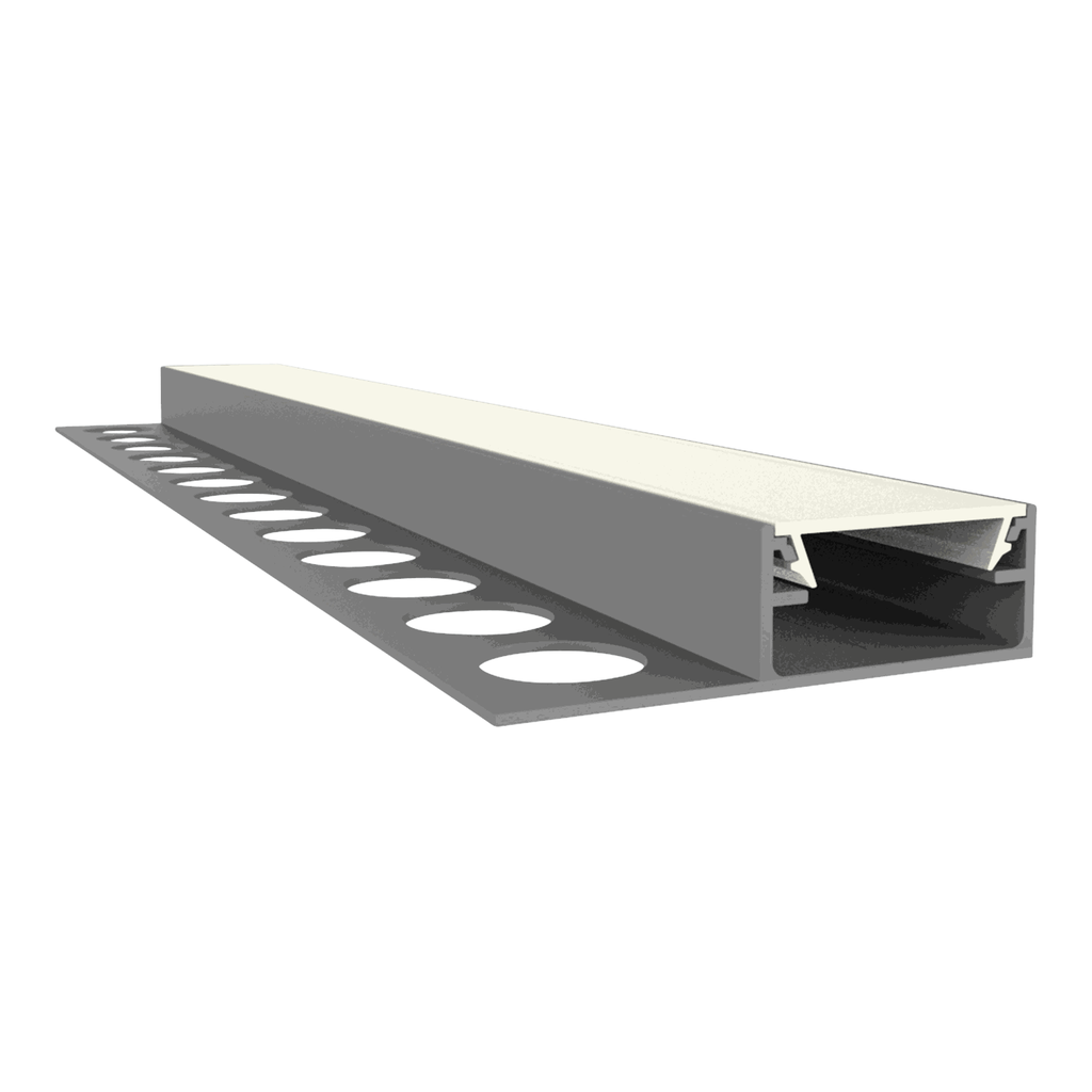 EXO-F1H FLIESSEN PROFIL | 3M | ALUMINIUM ELOXIERT | LED MAX.16MM | DIRECT+NARROW