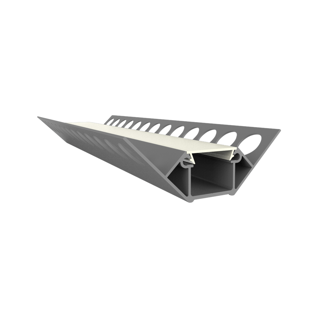 [613000861815] EXO-F2 FLIESSEN-ECK PROFIL | 3M | ALUMINIUM ELOXIERT | LED MAX.15MM | NARROW