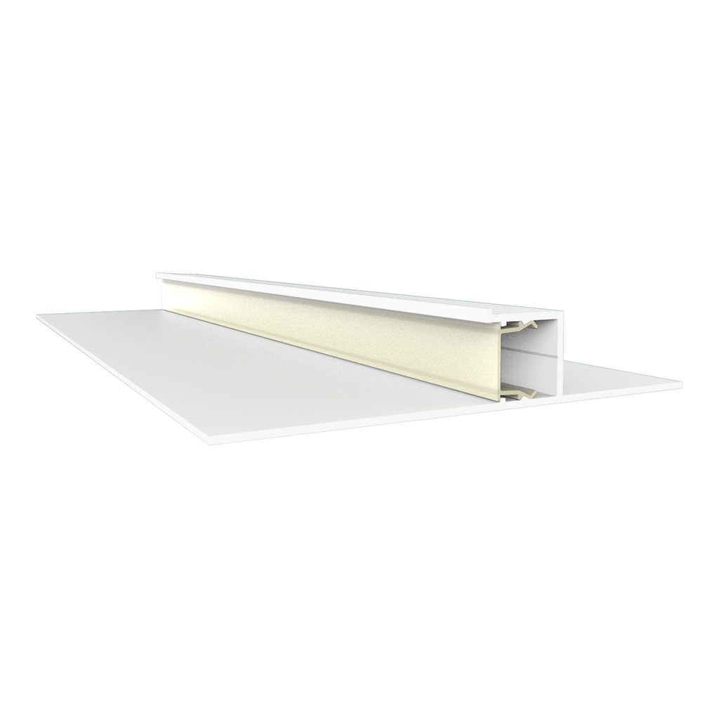 [622000611614] EXO-T4 TROCKENBAU PROFIL | 2M | WEISS RAL9016 | LED MAX.16MM |WALLWASHER