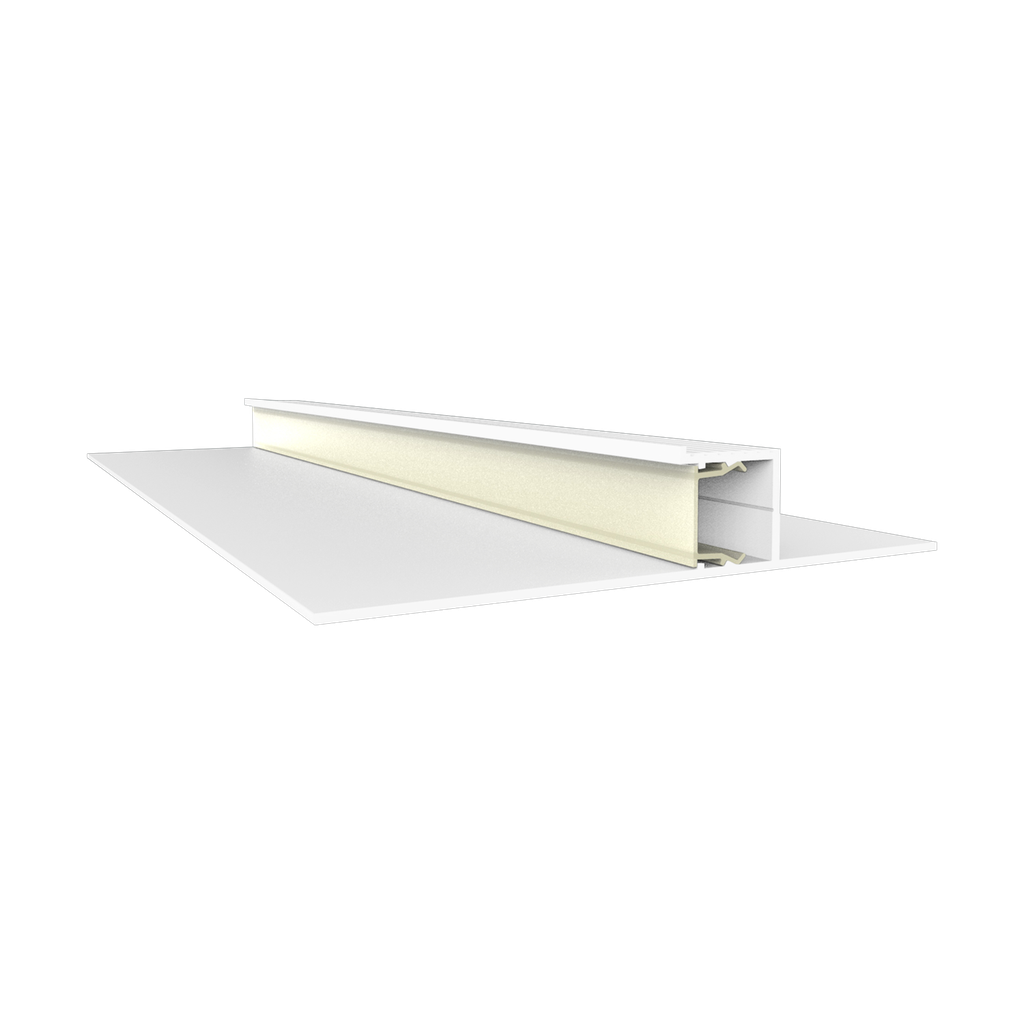 [622000611614] EXO-T4 TROCKENBAU PROFIL | 2M | WEISS RAL9016 | LED MAX.16MM |WALLWASHER