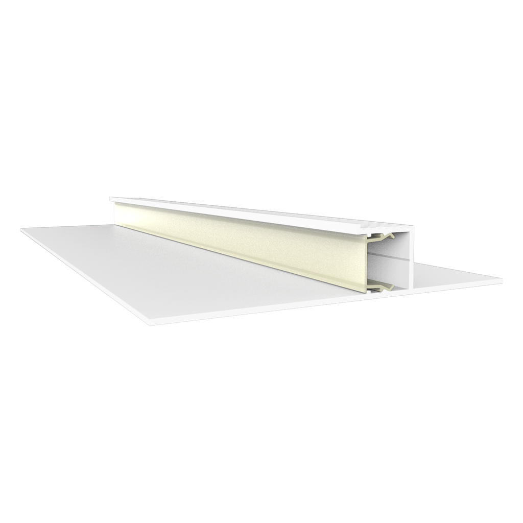 [622000611614] EXO-T4 TROCKENBAU PROFIL | 2M | WEISS RAL9016 | LED MAX.16MM |WALLWASHER