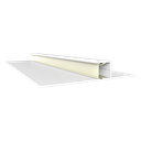 EXO-T4 TROCKENBAU PROFIL | 2M | WEISS RAL9016 | LED MAX.16MM |WALLWASHER