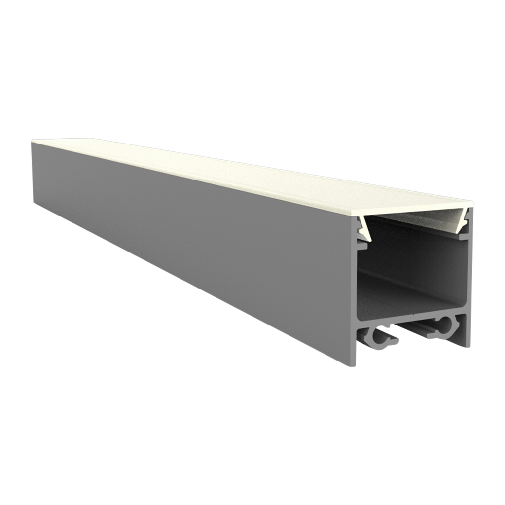 [612000118020] EXO-N2 AUFBAU PROFIL | 2M | ALUMINIUM ELOXIERT | LED MAX.16MM | FLAT