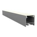 EXO-N2 AUFBAU PROFIL | 2M | ALUMINIUM ELOXIERT | LED MAX.16MM | FLAT
