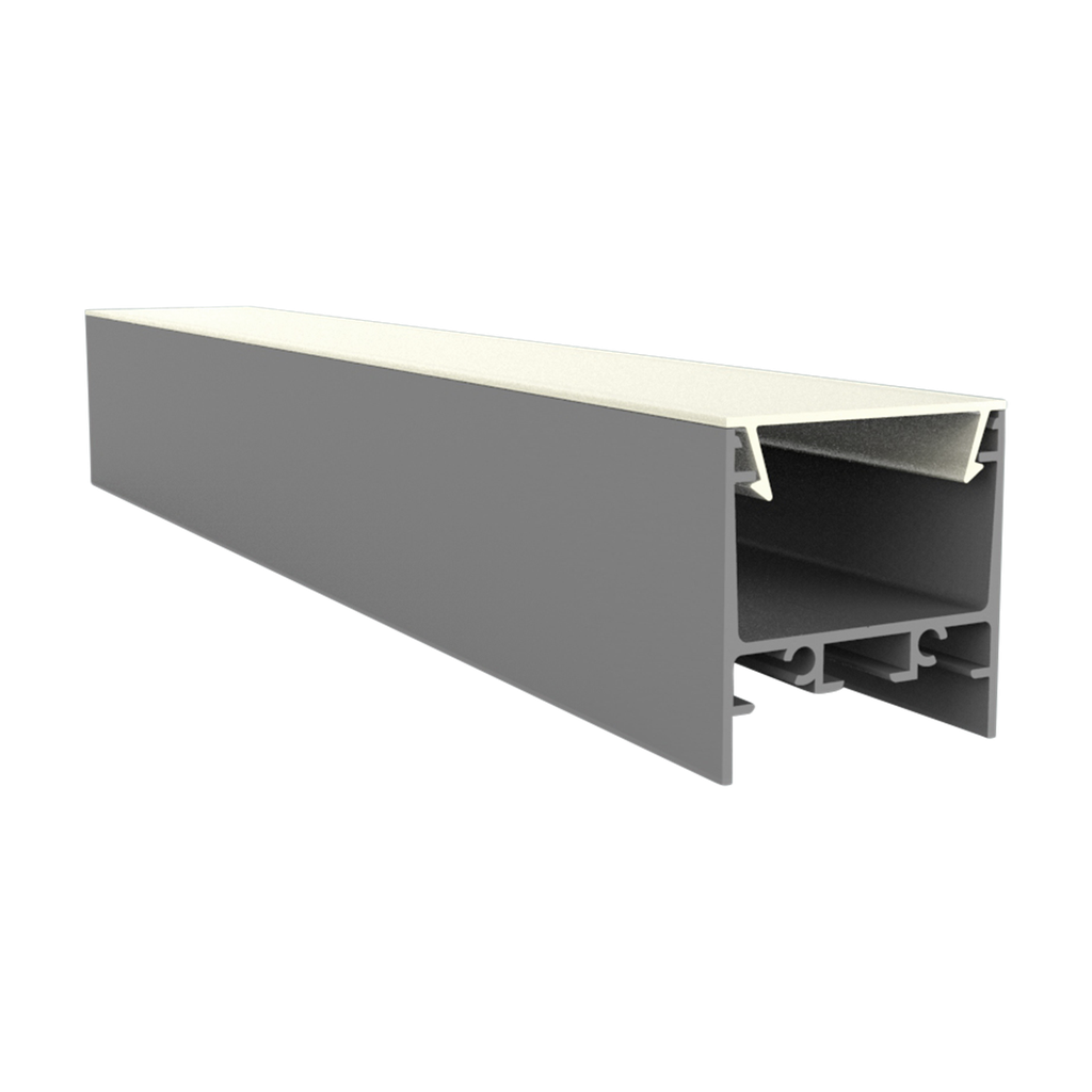 [612000129830] EXO-N4 AUFBAU PROFIL | 2M | ALUMINIUM ELOXIERT | LED MAX.24MM | FLAT+WIDE